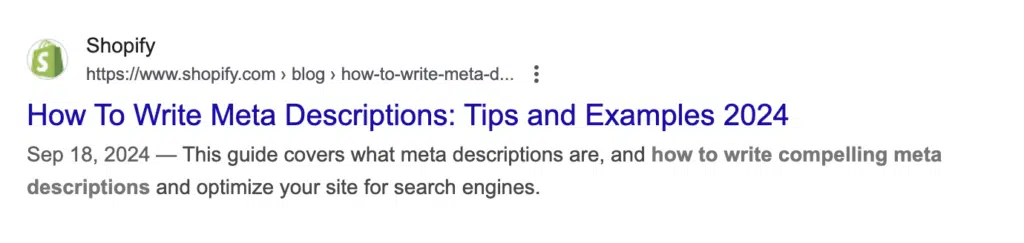 How to write meta descriptions - Shopify