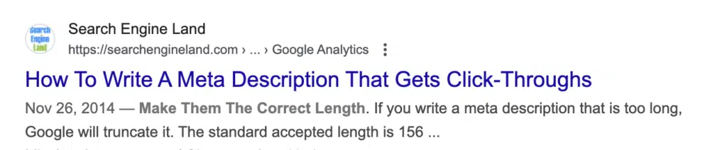 How to write meta descriptions - Too long meta descriptions