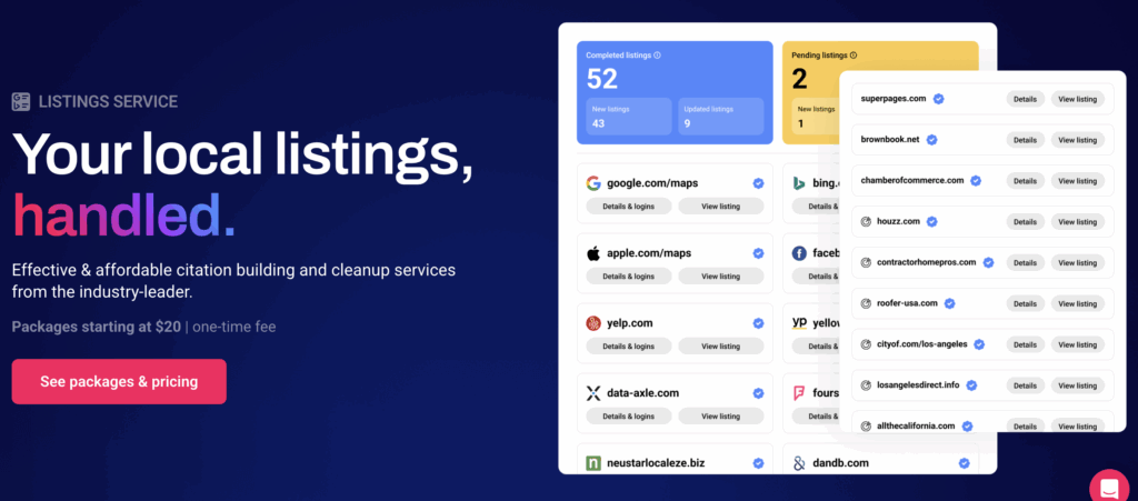 Best Local SEO Tools - Whiteshark Citation Service