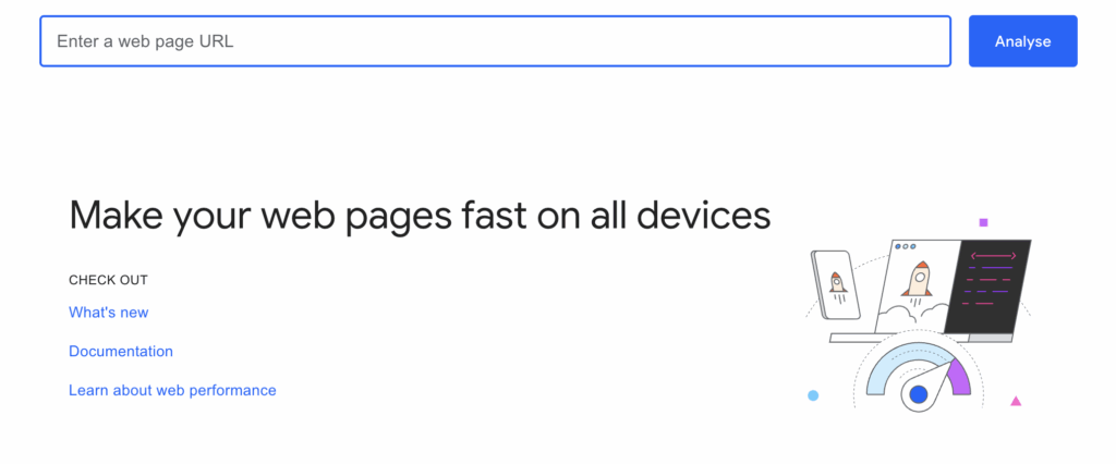 Best on-page seo tools - PageSpeed Insights