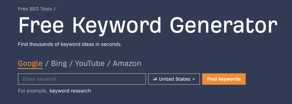 Top 10 Keyword Generator Tools - Ahrefs