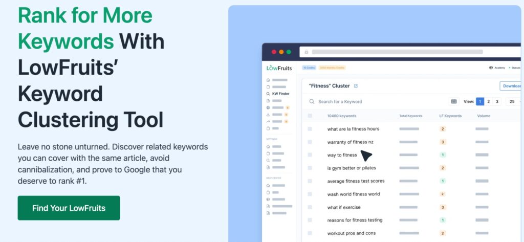 Top 10 Keyword Generator Tools - LowFruits