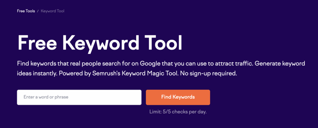 Top 10 Keyword Generator Tools - Semrush