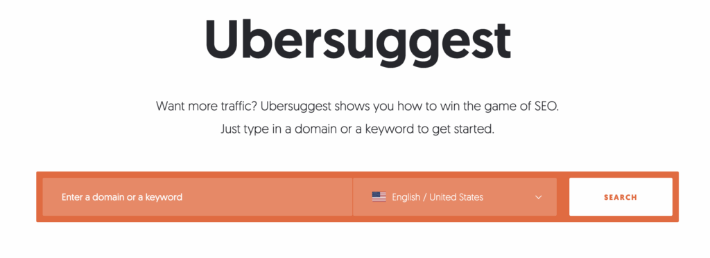 Top 10 Keyword Generator Tools - Ubersuggest