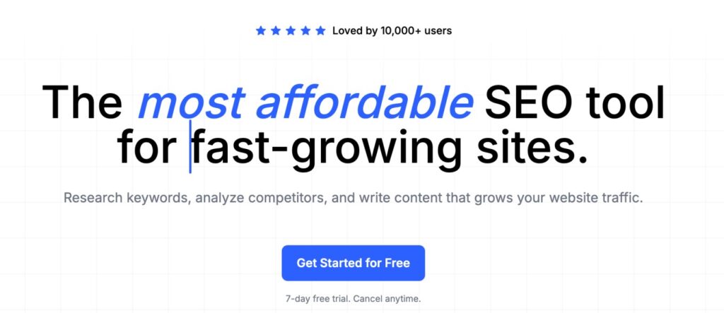 Best Cheap SEO Tools - Keysearch