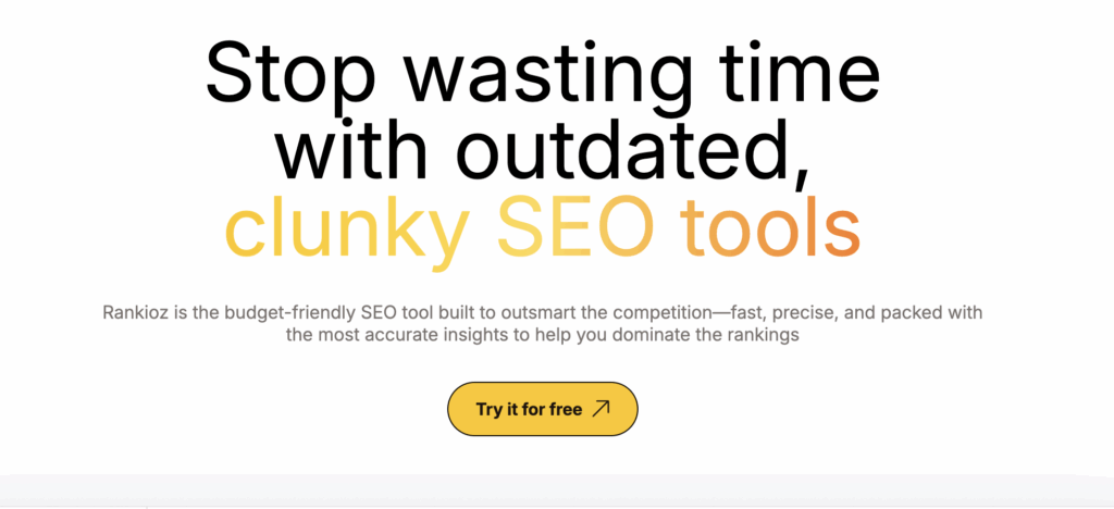 Best Cheap SEO Tools - Rankioz