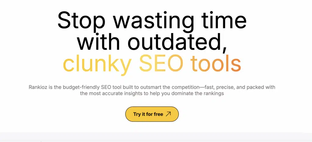 Best Cheap SEO Tools - Rankioz