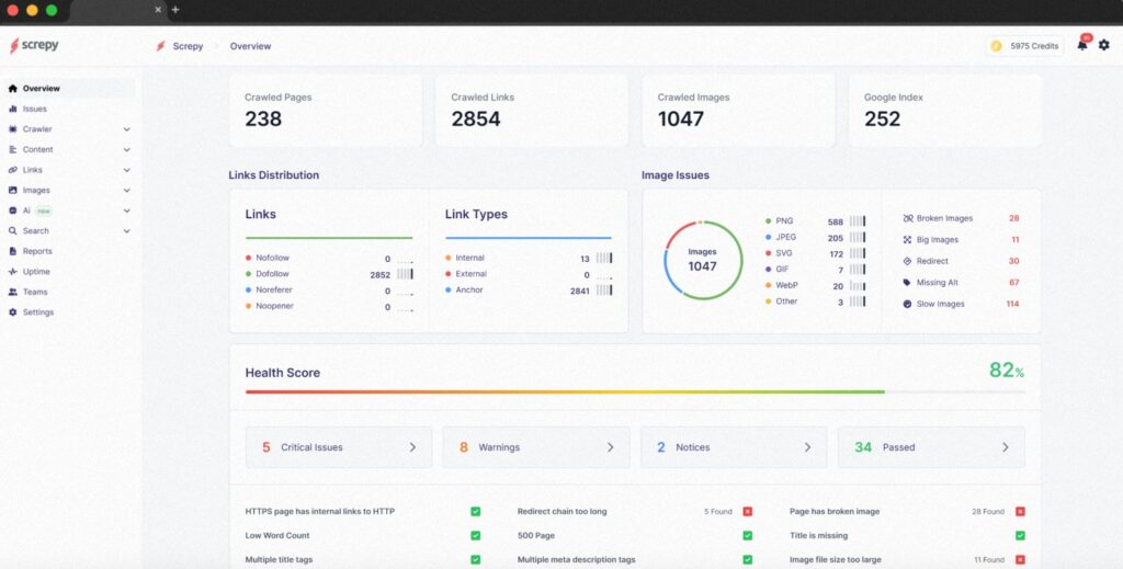 Best SEO Tools for beginners - Screpy